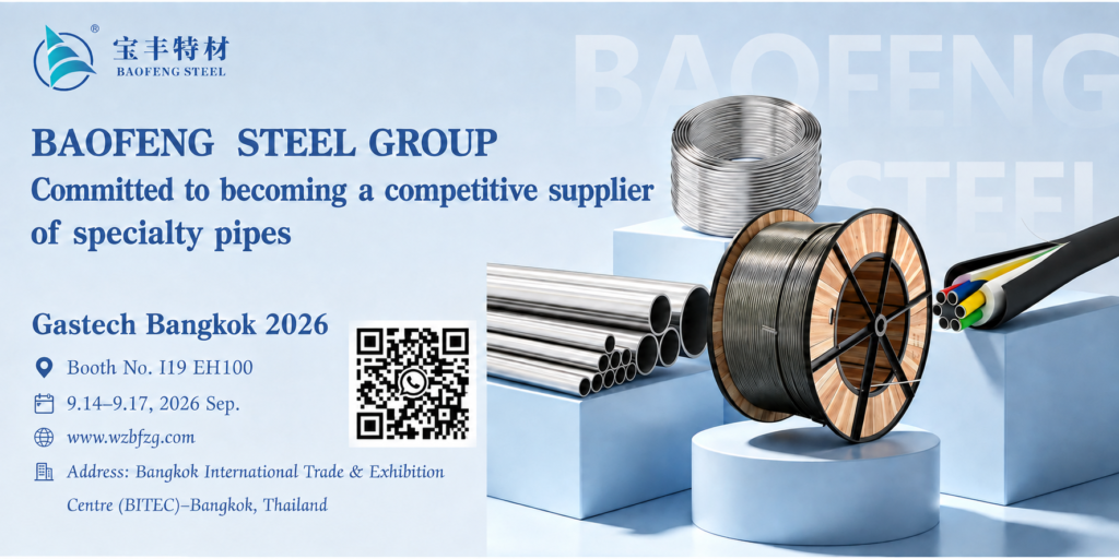 BAOFENG Steel Group at Gastech 2026 Bangkok – Meet Us at Booth 119 EH100